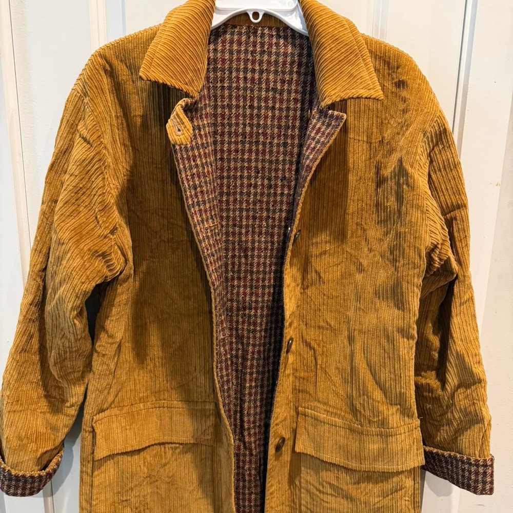 Vintage Pendleton Knockabouts Women's Corduroy Plaid Lining Jacket Size M